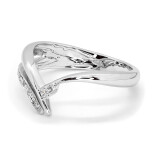 Prsten z bílého zlata s diamanty  LID1501