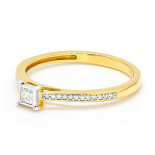 Dámský diamantový prsten ze zlata MR15528Y