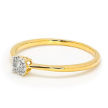 Dámský diamantový prsten ze zlata MR4057Y