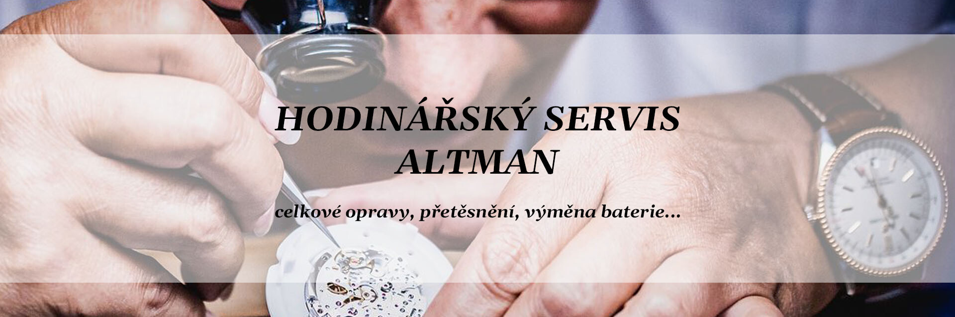 Altman | Hodinářský servis Altman