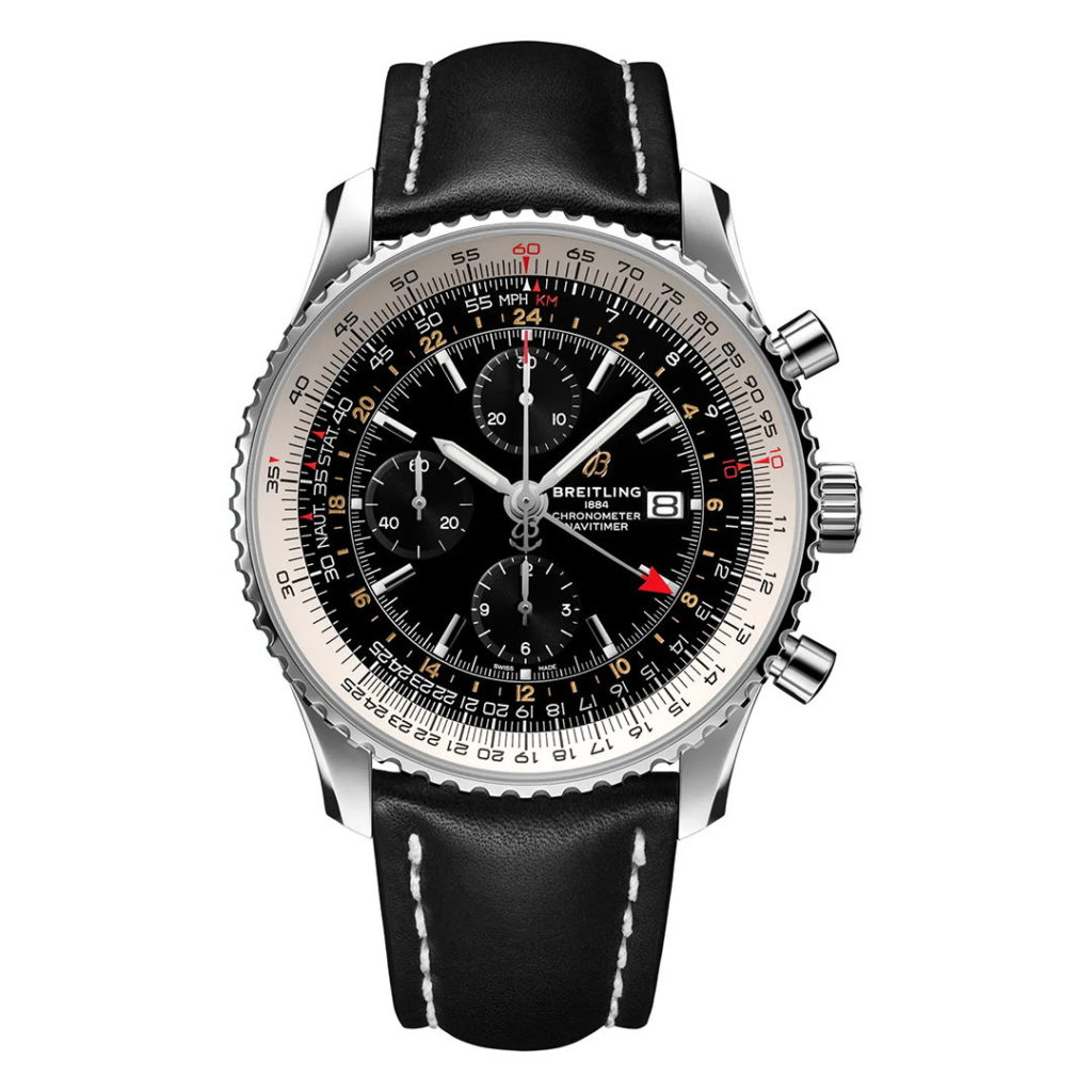 Hodinky Breitling Navitimer Chronograph GMT 46 A24322121B2X1