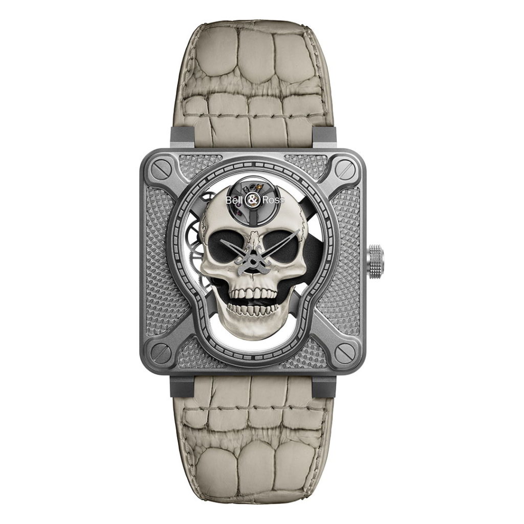 Hodinky Bell & Ross Laughing Skull White