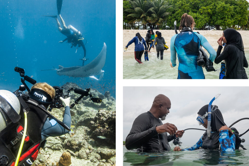 Fotky z expedice Manta Trust v okolí Malediv