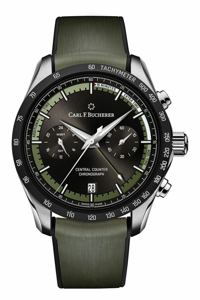 Hodinky Carl F. Bucherer Manero Central Counter přední pohled